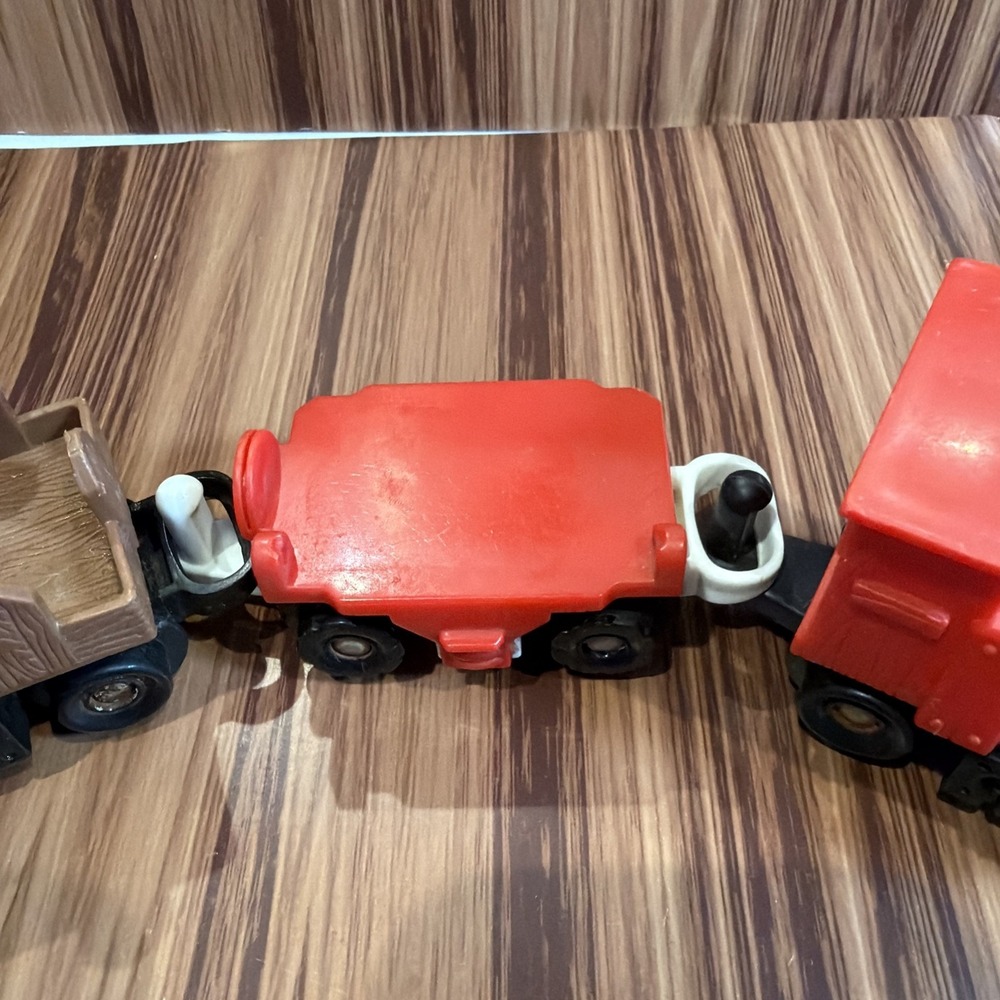 2003 Fisher Price Geotrax Tracktown Railway Replacement Pieces 3 Cars - Picture 5 of 10